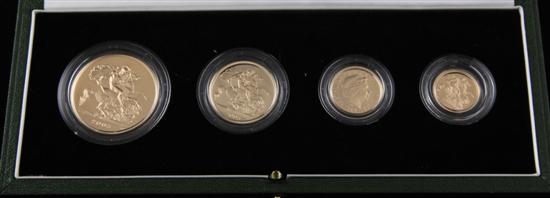 2003 United Kingdom gold coins.