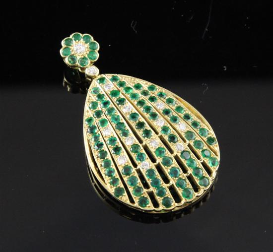A late 1980 s 18ct gold emerald 173337