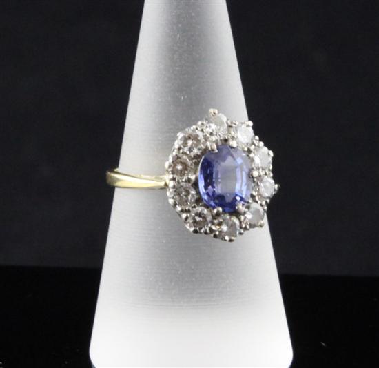 A 1980 s 18ct gold sapphire and 173356