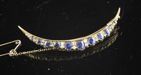 An Edwardian gold sapphire and 173371