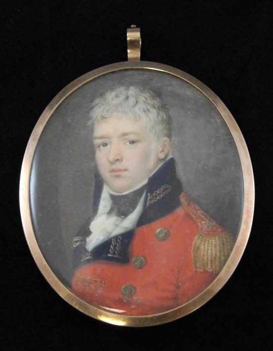 C Vernet c 1800 oil on ivory Miniature 1733a0