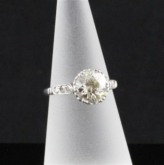 A 1920 s platinum solitaire old 17339c