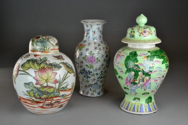  3 Pcs Chinese PorcelainTo include 1734a0