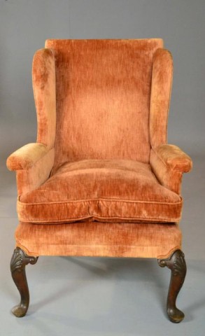 An American Queen Anne Wing ChairWith 1734bb