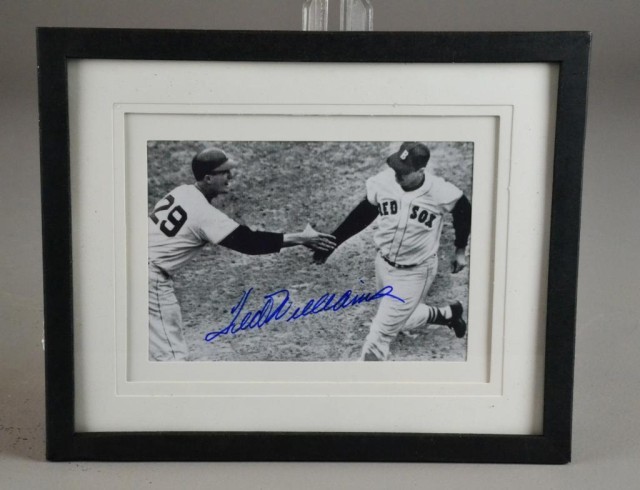 TED WILLIAMS AUTOGRAPHED PHOTO