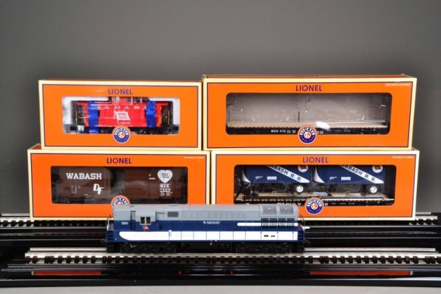  5 LIONEL WABASH ELECTRIC TRAIN 173545