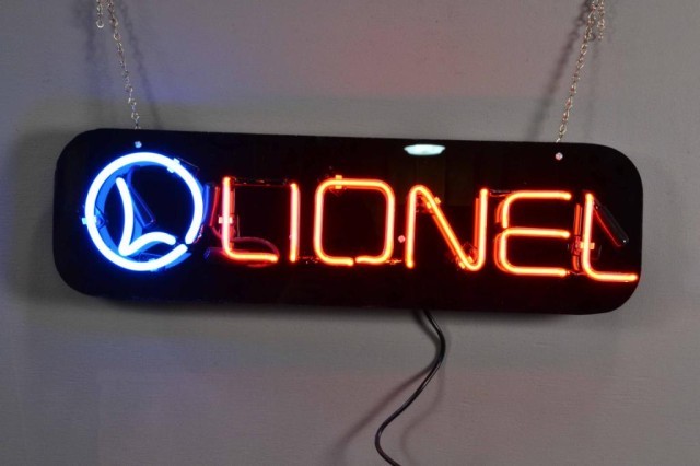 LIONEL NEON SIGNLionel neon sign 173645