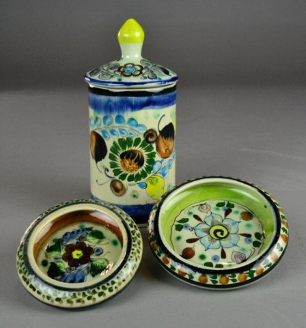  3 PCS CAT TONELA MEXICAN POTTERYIncluding 1736a2