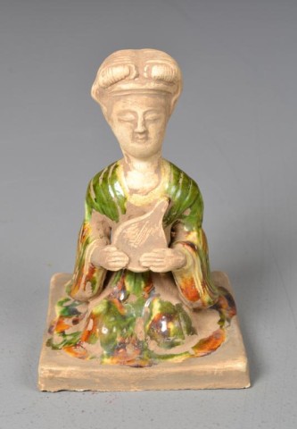 A Chinese Tang Dynasty Pottery FigureMolded
