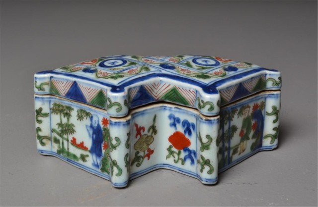 Chinese Tri-colored Porcelain Ink