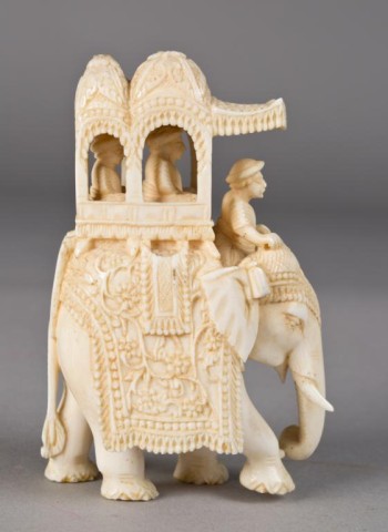 A Very Fine Indian Carved Ivory