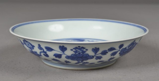 Chinese Blue/White Porcelain Three-Crane