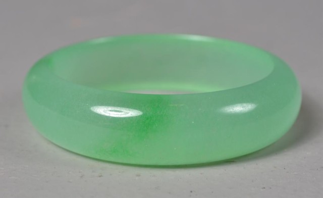 Chinese Jade Bangle BraceletFinely polished