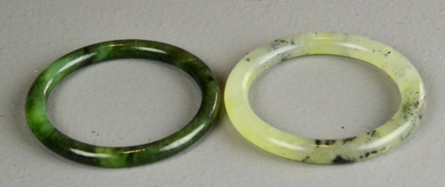  2 Chinese Jade BanglesTo include 173754