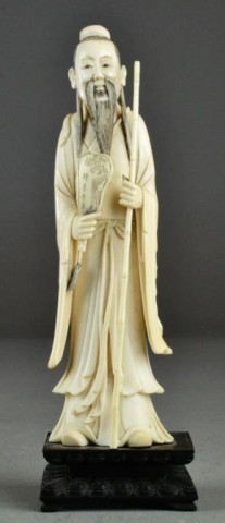 A Fine Chinese Carved Ivory FigureFinely 173763