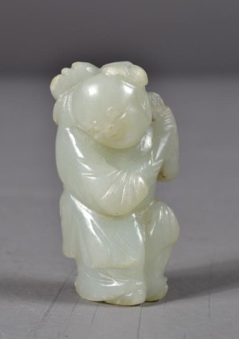 A Fine Chinese Qing Carved Celedon