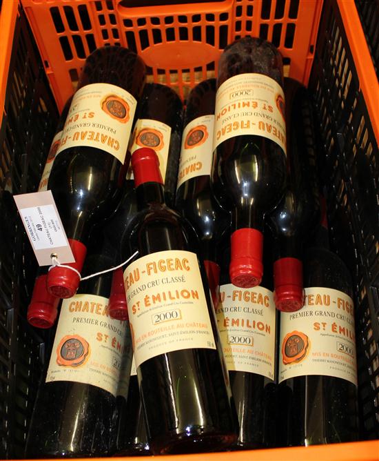 Eleven bottles of Chateau Figeac 173801