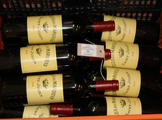 Eleven bottles of Clos de Marquis 173804