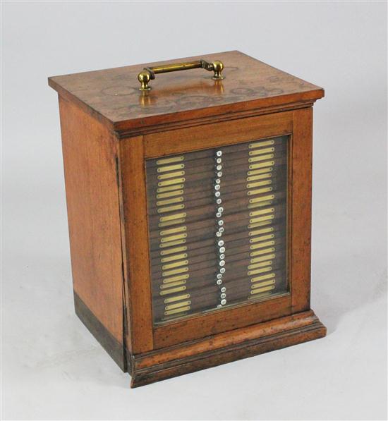 A Victorian mahogany slide cabinet 173829