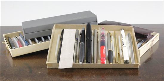 A Parker fountain pen and pencil