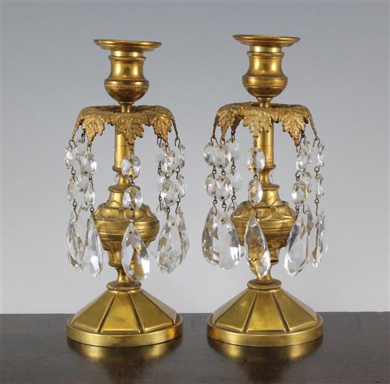 A pair of early Victorian brass 173850