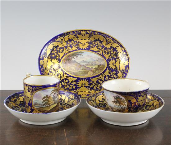 A Derby part tea and coffee set