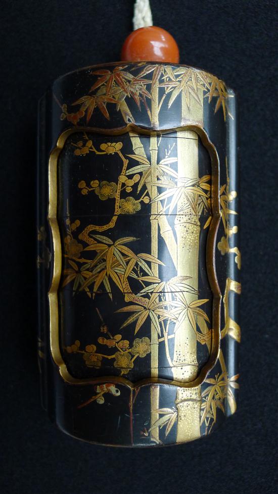 A Meiji period four case saya type 1738b2