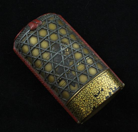 A Meiji period five case lacquer 1738b3