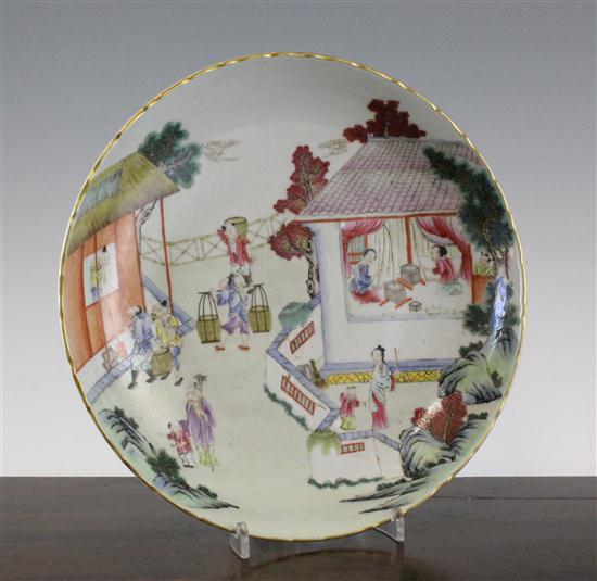 A Chinese famille rose dish Qianlong 173929