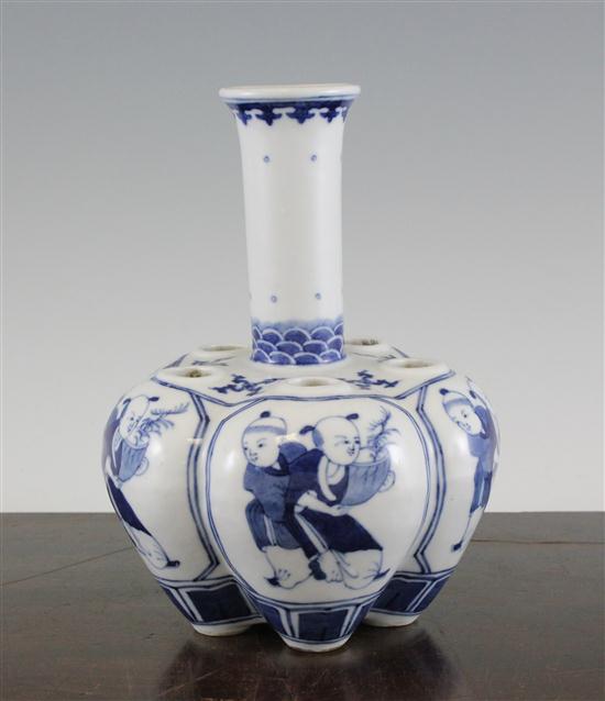 A Chinese blue and white multiple 173933