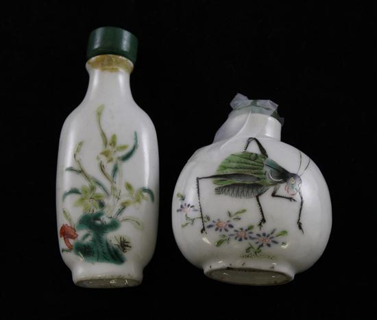 Two Chinese enamelled porcelain