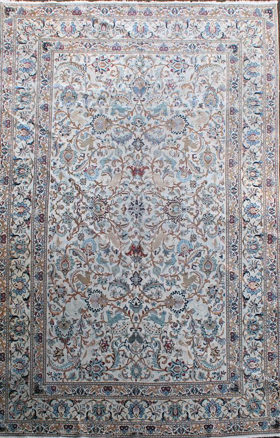 A Kashan carpet the ivory ground 173985