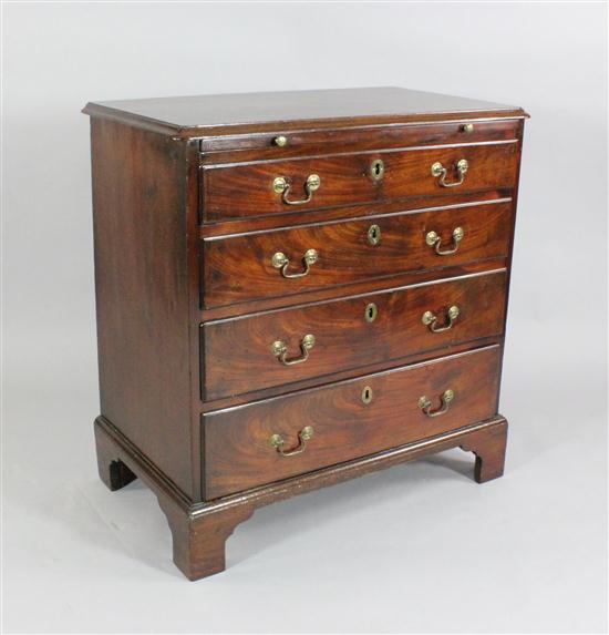 A George III mahogany chest with 17399e