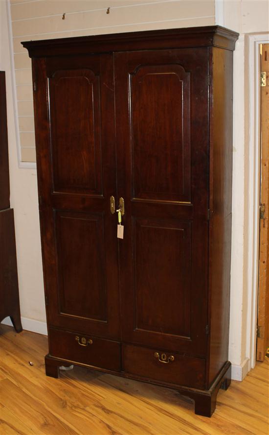 A late George III mahogany cupboard 1739a5