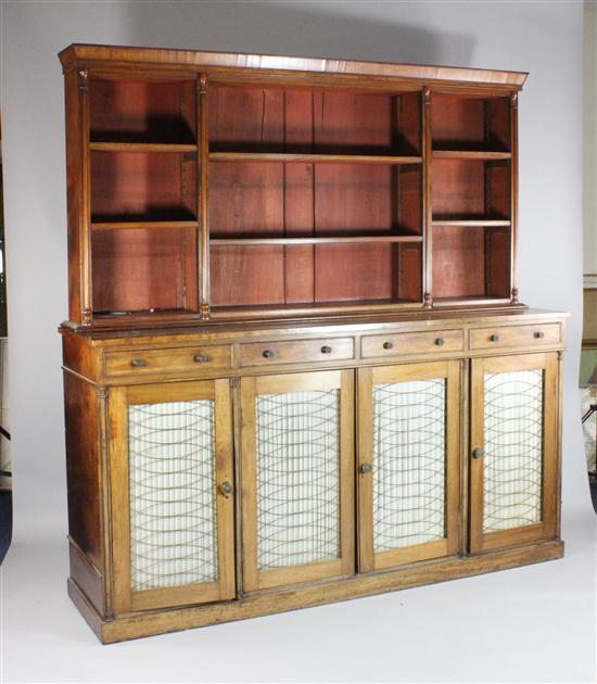 A Regency mahogany bookcase with