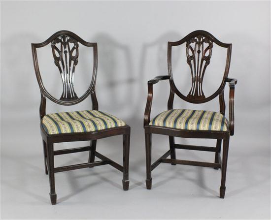 A set of twelve Hepplewhite design 1739a0