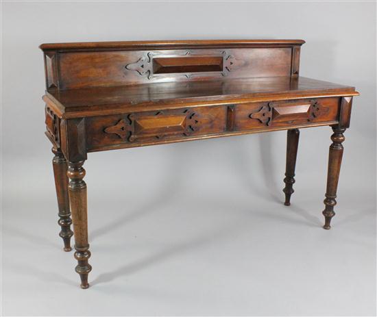 A Victorian mahogany hall table 1739ba
