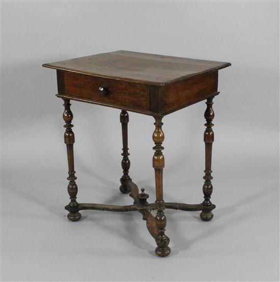 A 19th century Dutch walnut side 1739d1