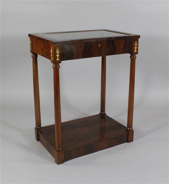 An Edwardian Empire design mahogany