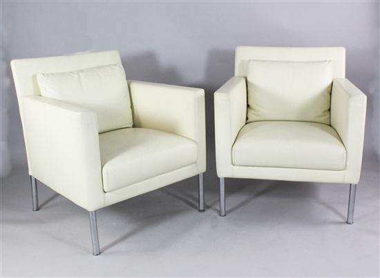 A pair of Walter Knoll German cream 1739ea