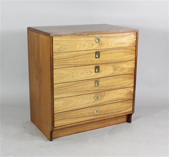 An Archie Shine rosewood chest