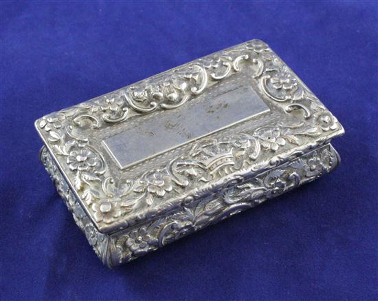 An early Victorian silver snuff 1739fa