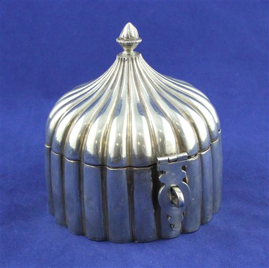 A 20th century Indian? silver box