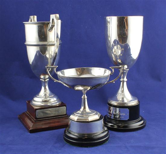 A 1930 s silver two handled trophy 173a21