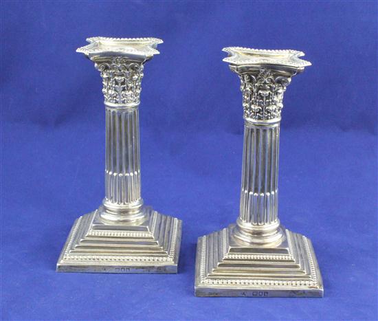 A pair of late Victorian silver 173a28