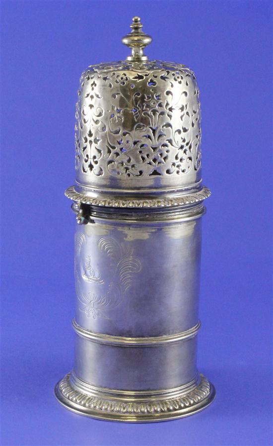 A Charles II silver lighthouse