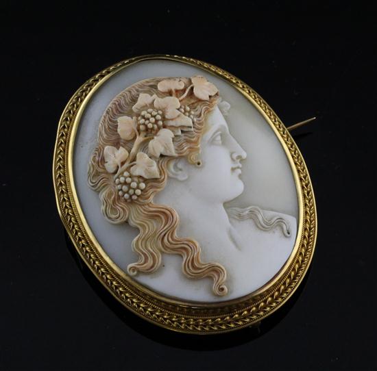 A Victorian gold mounted cameo 173a99