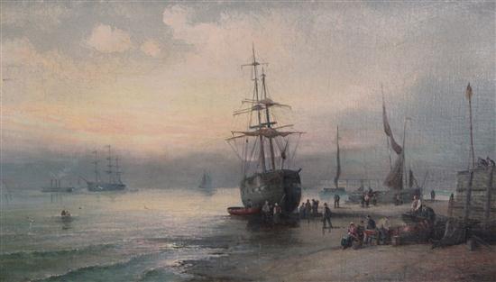 Hubert Thornley (19th C.) oil on