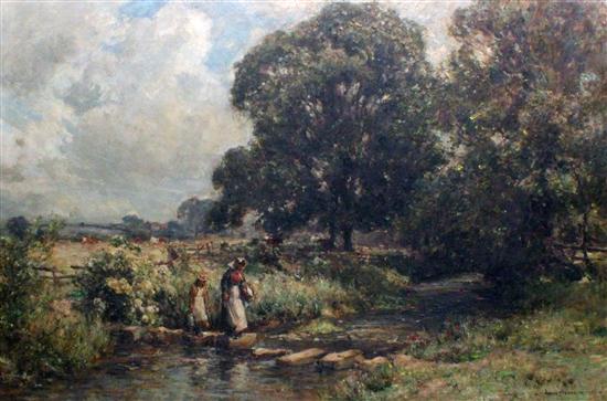 Owen Bowen (1837-1967) oil on canvas