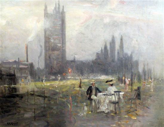 Emily Court (1880-1957) oil on